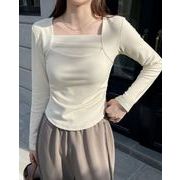 2025年春の人気新作 レディース トップス 長袖 Tシャツ インナー ファッション