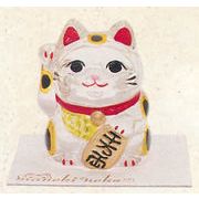 【新登場！ほっこりかわいい！福を招く縁起物】クリスタル小判招き猫