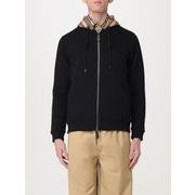 バーバリーBURBERRY メンズチェック柄パーカー 8060705 A1189 BLACKMEL