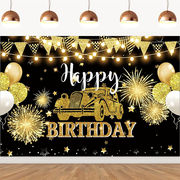 2025★誕生日パーティーの飾り★誕生日横断幕★誕生日背景布