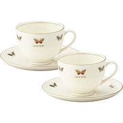 ハナエモリ CHO ペアカップ＆ソーサーセット MB6400-1