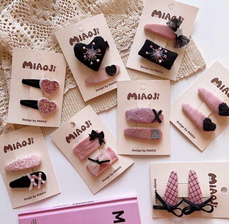 ツインベリー ベビーヘアクリップ ヘアピン ヘアゴム ヘアアクセサリー