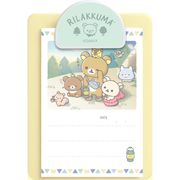 リラックマ バインダー付メモ MH15802 こもれびキャンプ