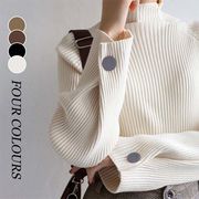 【Women】年新作 韓国風レディース服 トップス エレガント ニット セーター タートルネック 素敵