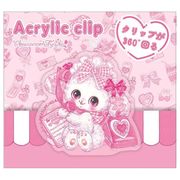 【クリップポケット】飴ノ森ふみか アクリルクリップ あいどるピンク