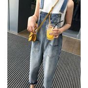 サロペット デニムパンツ レディース