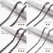 【切り売り/約1m】112.サージカルステンレス製 【SUS316L】チェーン【ガンメタ】