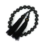 数珠 男性用 黒瑪瑙の数珠 オニキス