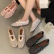 パンプス　レース　レディースシューズ　韓国ファッション　ハート