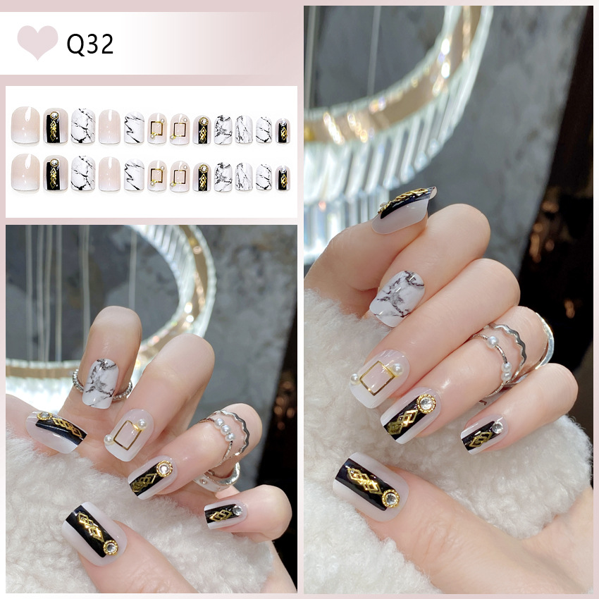 Tネイルチップ つけ爪 ネイルチップ 24ネイル枚SETチップ ネイルシール