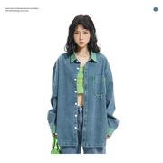 メンズファッション デニム 長袖シャツ 男女兼用 カジュアル サマー アウター 春夏秋 2025新作★