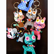 動物キーホルダー　ネコ