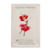 メタルポストカード フラワーチルドレン ローズ　レター/手紙/ハガキ/贈り物