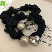 ハート形 ヘアゴム 髪飾り ヘアアクセサリー 髪留め ファッション 高級感