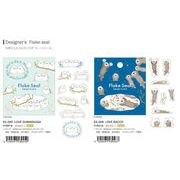 【Papier Platz】Designer'sフレークシール MILINA 2種 2024_9_24発売