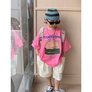 【2025夏新作】韓国風子供服★キッズ服★ファッション★あちこち★半袖Tシャツトップス ★2色 90cm～170cm