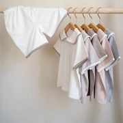夏用韓国風ママ用オープンカーディガンセット モダール素材 キッズパジャマ