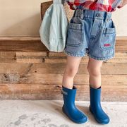 SHENJ☆2025韓国子供服夏新作 女の子韓国風夏服 デニム半ズボン キッズパンツ