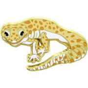 ピンズ ヒョウモントカゲモドキ　文具/お土産/動物園/水族館/記念