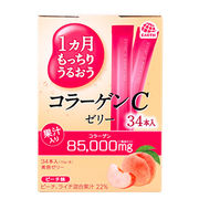 1ヵ月もっちりうるおう コラーゲンCゼリー ピーチ味 34本入