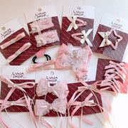 ヘアアレンジ  ヘアアクセサリー   ヘアバンド シュシュ ヘアゴム ヘアクリップ