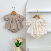 2025新品★子供服　セットアップ★66cm～100cm 2色