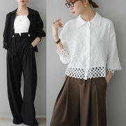 絶対流行　おしゃれ　カジュアル系  トップス  ブラウス+連体衣