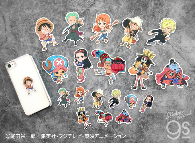 ワンピース ブルック SD キャラクター ダイカットステッカー ONE