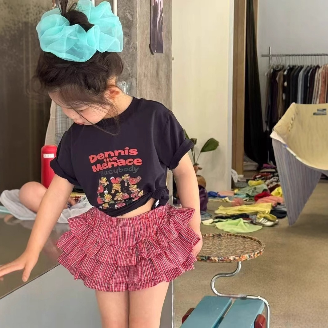 子供服　90~140cm　キッズTシャツ キュロット　可愛い　韓国キッズ服