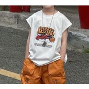 2025春夏新作★子供服★キッズ服★袖なし   タンクトップ   男の子★  トップス★インナー★