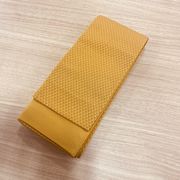 日本製　紳士用角帯 からし色