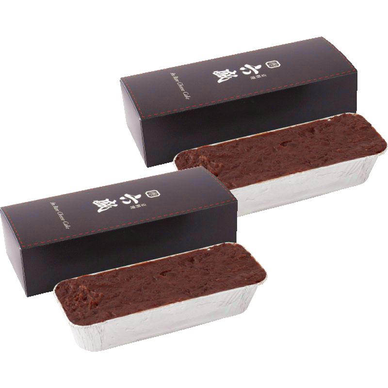 京料理六盛 あんレアチーズケーキ 320g×2本 RM-AC2【直送品】 送料無料