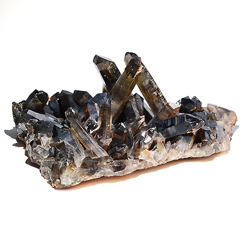 山東省産 モリオン Morion (黒水晶)クラスター 原石置物【FOREST 山東省産 モリオン Morion (黒水晶)クラスター 原石置物【FOREST