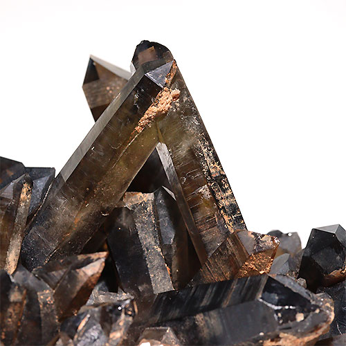 山東省産 モリオン Morion (黒水晶)クラスター 原石置物【FOREST 山東省産 モリオン Morion (黒水晶)クラスター 原石置物【FOREST