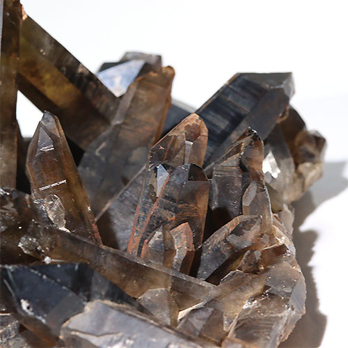 山東省産 モリオン Morion (黒水晶)クラスター 原石置物【FOREST 山東省産 モリオン Morion (黒水晶)クラスター 原石置物【FOREST