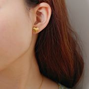 サージカルステンレスハートピアス　アクセサリー　18kコーティング　INS　金属アレルギー対応