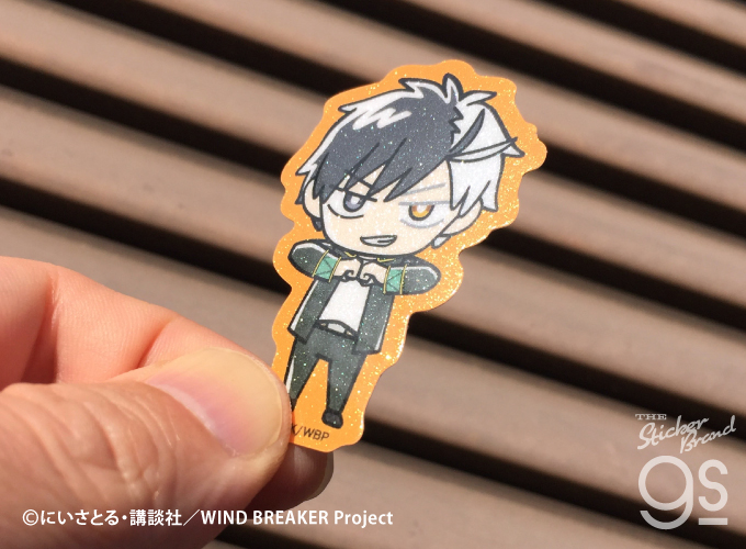 WIND BREAKER グリッターSD ダイカットステッカー 椿野佑 漫画