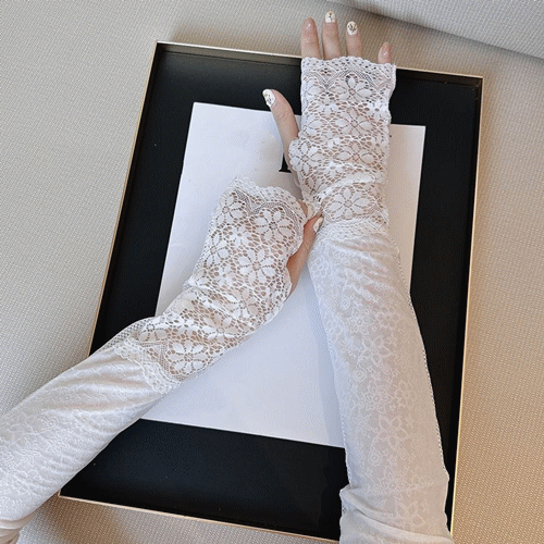 アームカバー レース UVカット レディース uvカット手袋 腕カバー 日焼け止め 日焼け対策 袖カバー 運転