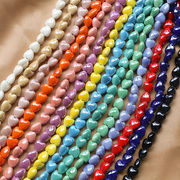 陶器 ビーズ ハート 手芸 材料 クラフト ハンドメイド 手作り アクセサリーパーツ 立体 セラミックビーズ