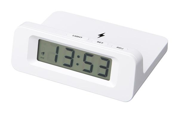 ワイヤレス充電クロックブラン 6198