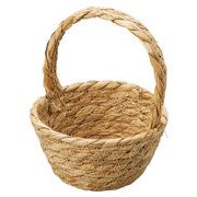 ワンハンドルギフトバスケット　収納/シンプル/インテリア/カゴ/バスケット/オシャレ