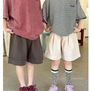 2025新品　子供服　夏服　ボトムス　五分ズボン　ショートパンツ　ズボン　男女兼用　90-130cm