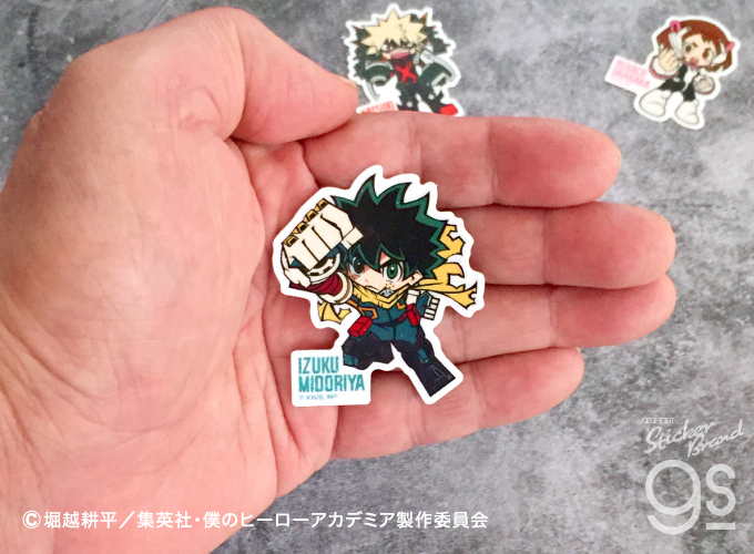 僕のヒーローアカデミア グリッターSDダイカットステッカー 荼毘