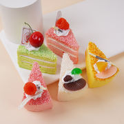 PVC 食品サンプル 果物 フランスパン フェイクケーキ ドーナツ サンプル 模型 学校 行事 飾り オーナメント