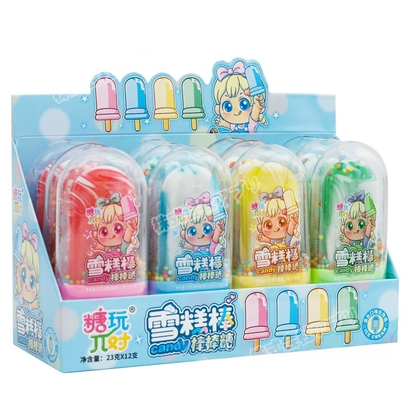 【12本入り】アイスクリームキャンディ 人気お菓子 面白い SNSで話題 キャンディ 糖菓 韓国 ロリポップ