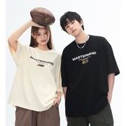 2025新作  トップス   ラウンドネック  半袖Tシャツ   ストリート系  夏服  男女兼用