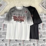 2025春夏新作 メンズ 男 カジュアル  半袖 丸首 プリント トップス Tシャツ インナー M-3XL