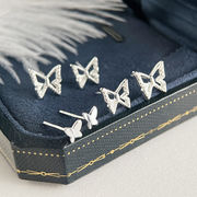 蝶々 ちょうちょ バタフライ ピアス 個性的 S925 シルバーアクセサリー アレルギー対応 大人かわいい