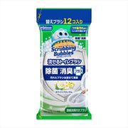スクラビングバブル　流せるトイレブラシ　ホワイトブロッサム替え 【住居洗剤・トイレ用】
