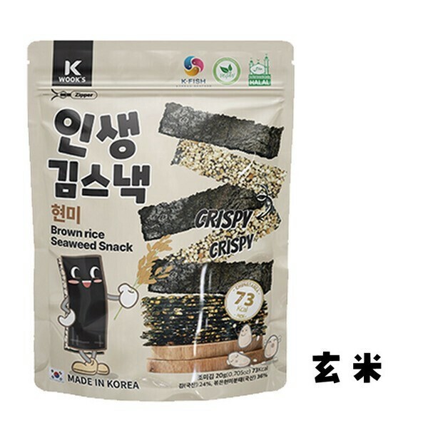 韓国のりスナック チョコ 玄米 スパイシーチキン ピーナッツ味 4種